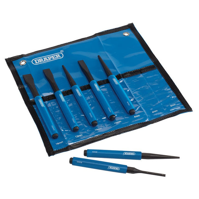 Draper Chisel and Punch Set (7 Piece) Draper Tools