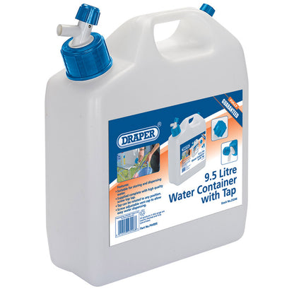 Draper Water Container With Tap, 9.5L