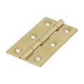 Solid Drawn Hinge PB - 75 x 40 | Bag of 2