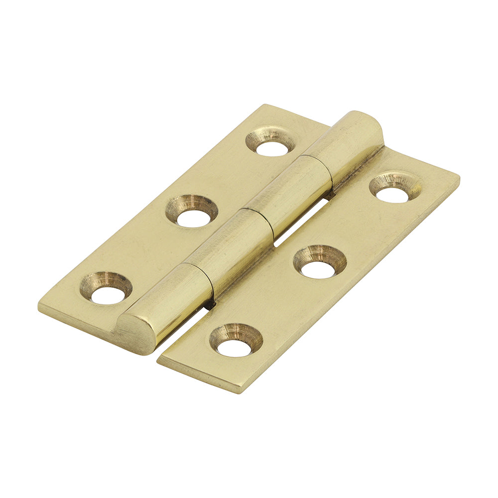 Solid Drawn Hinge PB - 50 x 28 | Bag of 2