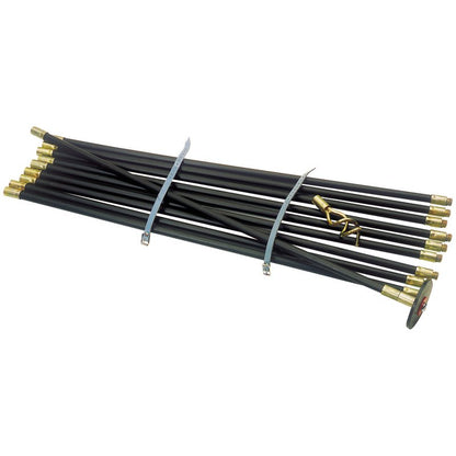 Draper Polypropylene Drain Rod Set, 9m (12 Piece)