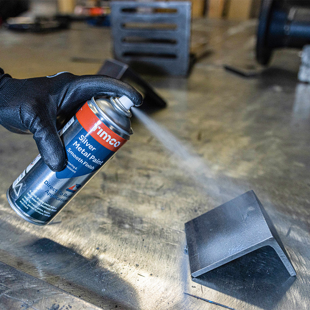 Timco Silver Metal Paint - Smooth Finish Timco