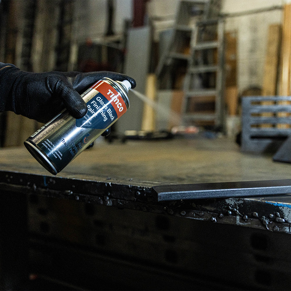 Timco Gloss Black Finishing Paint Timco