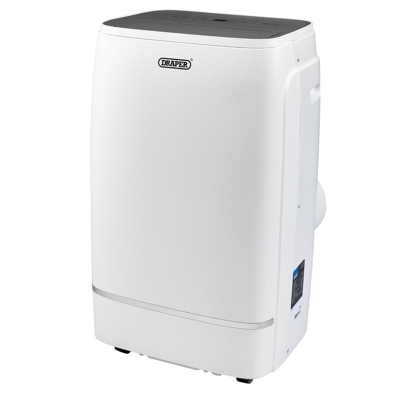 Draper 230V 2-in-1 Portable Air Conditioner with Remote Control, 12000BTU