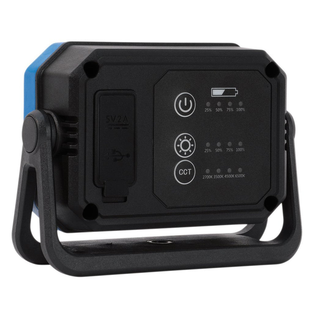 COB XPG Rechargeable Work Light and Powerbank, 10W, 1000 Lumens, USB-C Cable Supplied Draper Tools