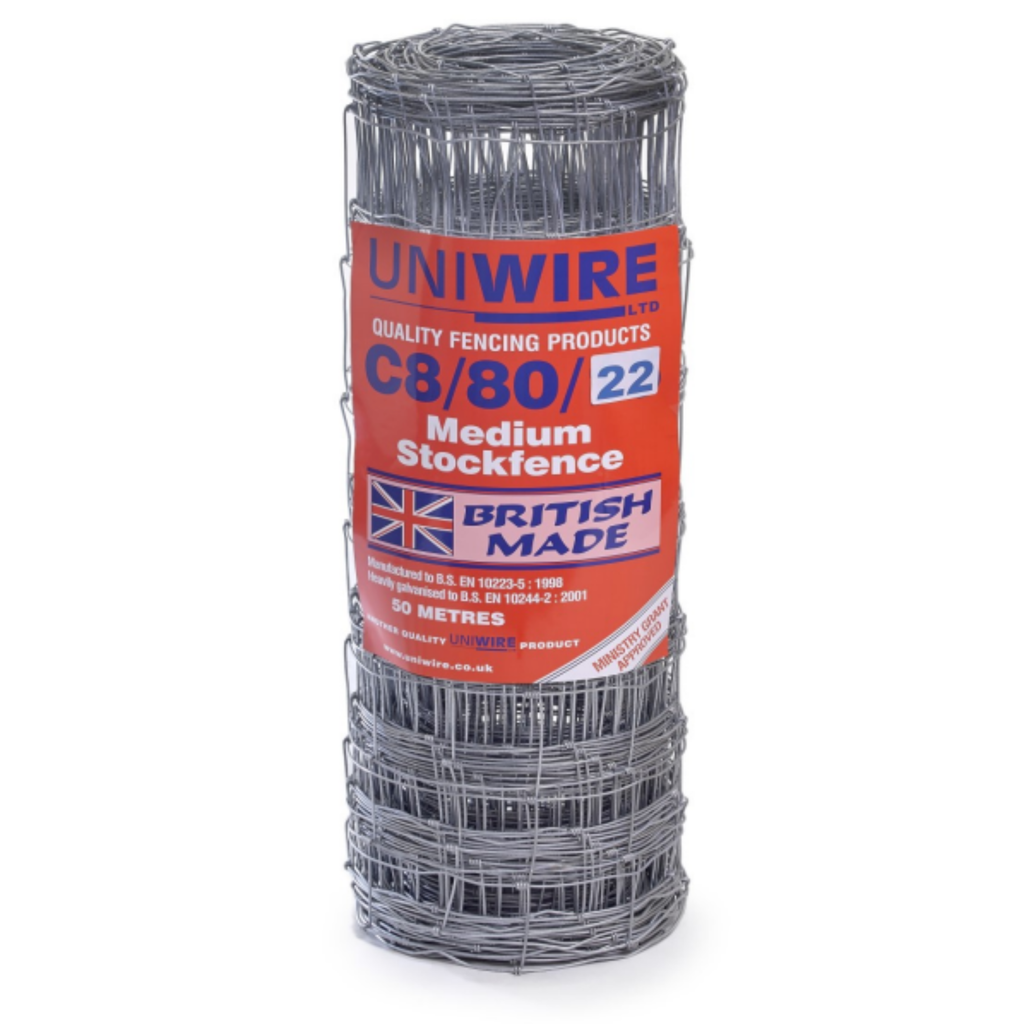 Uniwire C8/80/22 Stock Fence 50m Uniwire