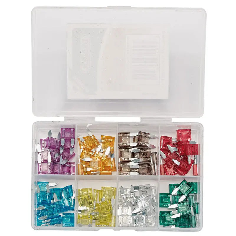 Draper Mini Automotive Plug-In Fuse Assortment (100 Piece) Draper Tools