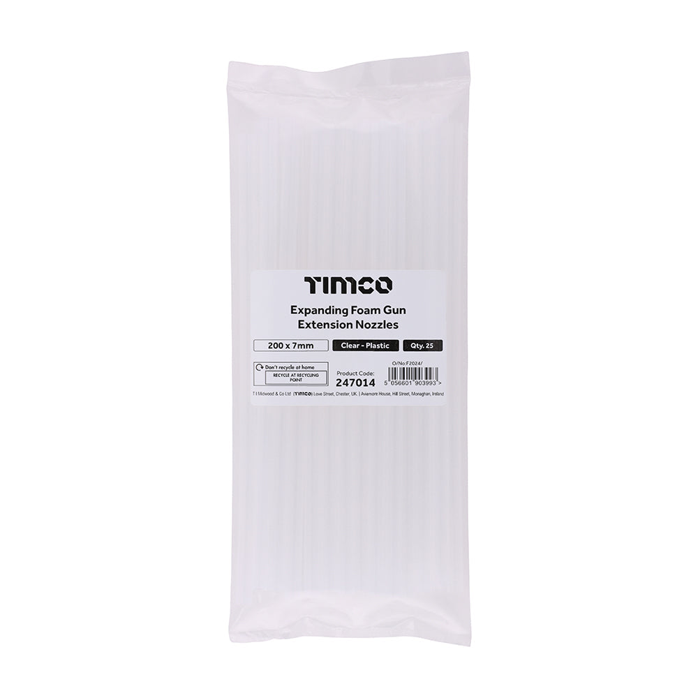 Timco Expanding Foam Gun Extension Nozzles Timco