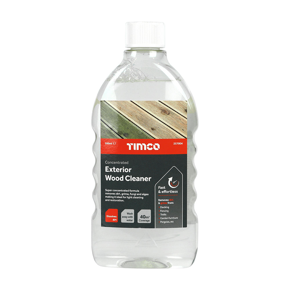 Timco Concentrated Exterior Wood Cleaner - 500ml