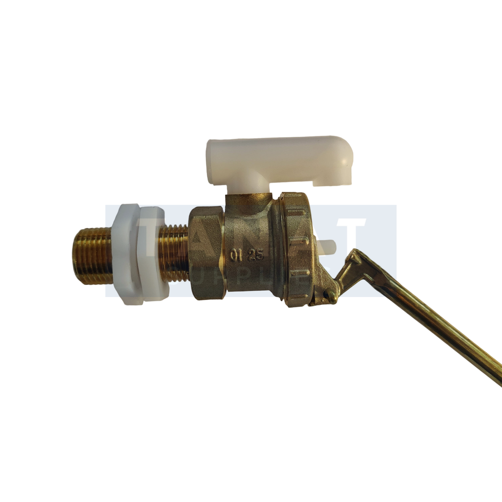 Brass Part 2 High Pressure Float Fill Valve 1/2" Tanat Supplies | Agricultural, Building & General Hardware