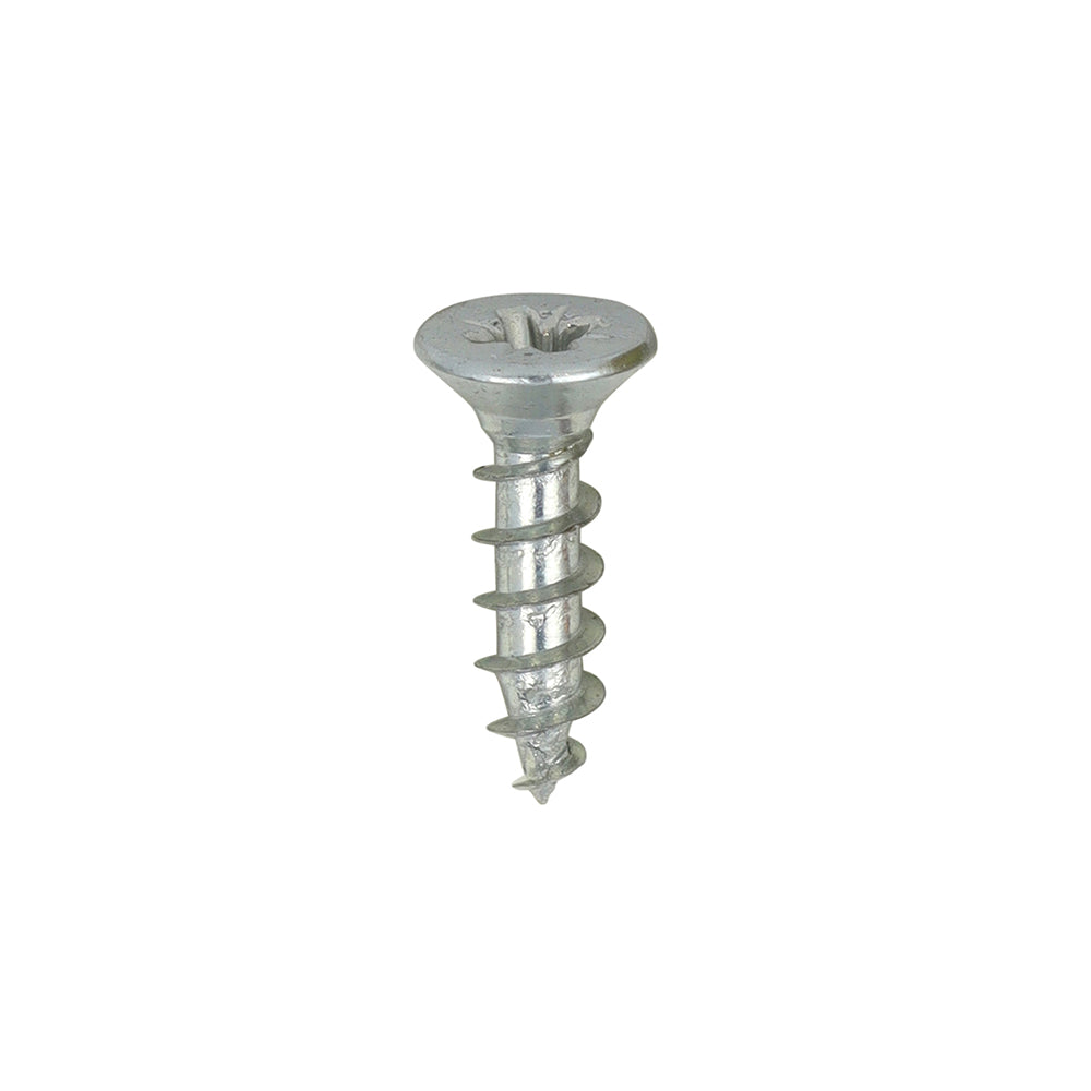 Solo Woodscrew PZ1 CSK Zinc - 3.0 x 12 | Box of 200
