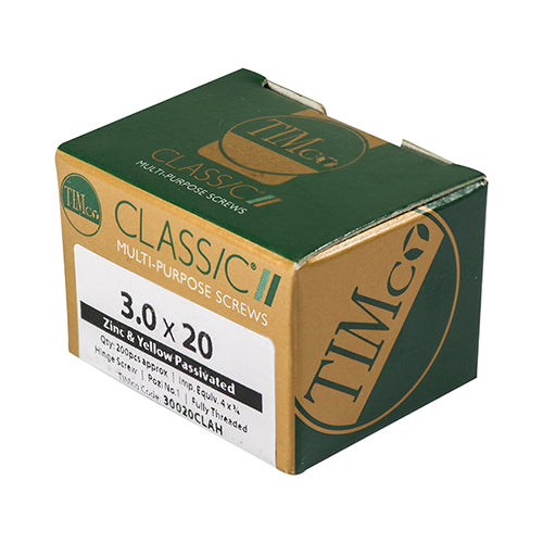 Classic Hinge PZ1 CSK ZYP - 3.0 x 25 | Box of 200