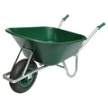 100 Litre Green Plastic Tray Wheelbarrow TMA