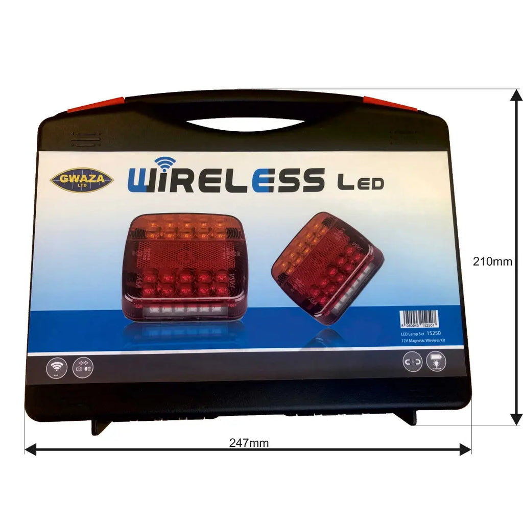 Gwaza Magnetic Wireless LED Lamp Set 12V/24V with 7 Pin Connector