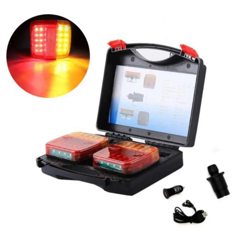 Gwaza Magnetic Wireless LED Lamp Set 12V/24V with 7 Pin Connector