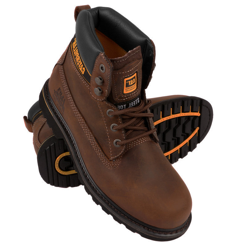 Caterpillar Holton Mens Boots - Dark Brown Caterpillar