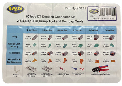 Deutsche Type Connector Kit 605pc