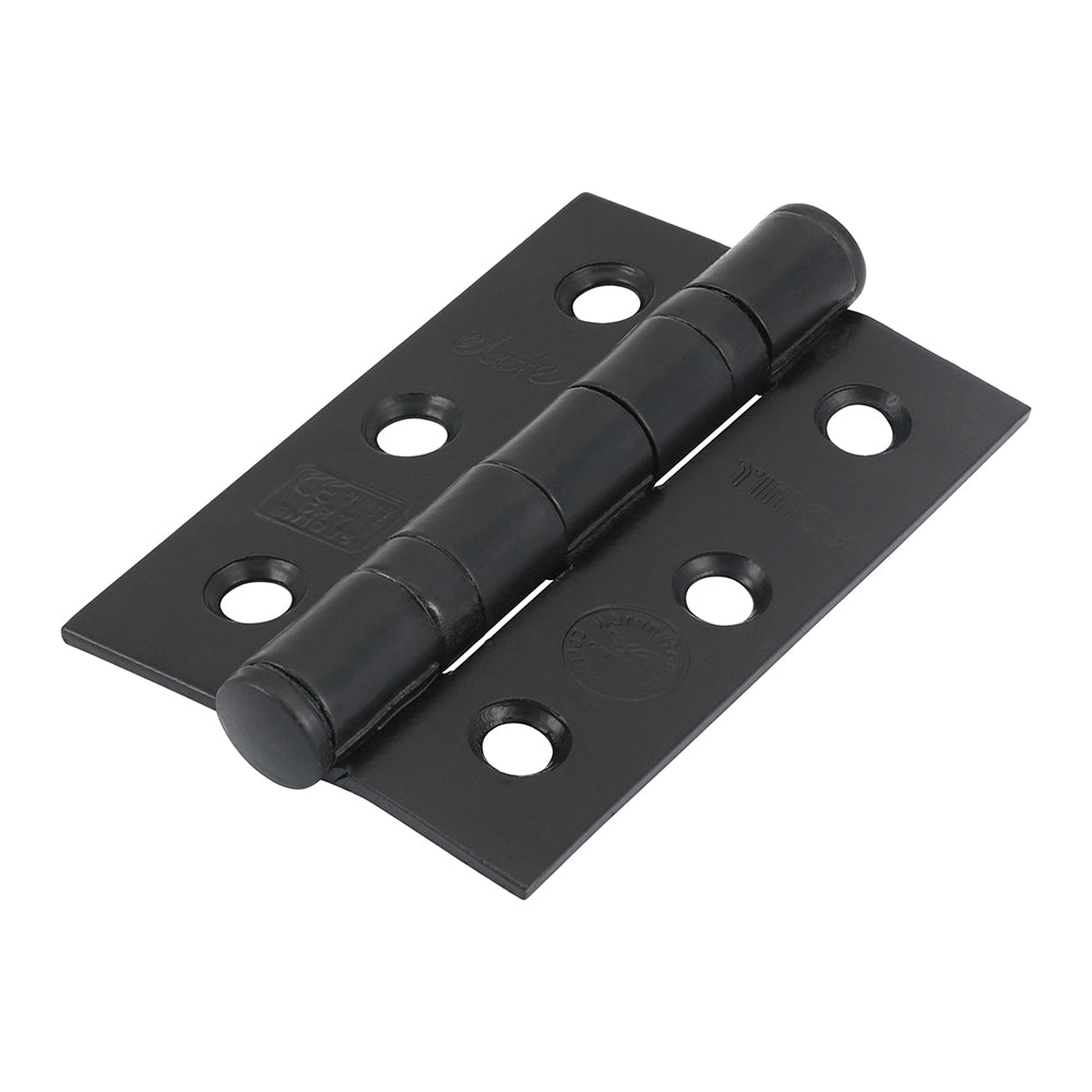 7 Fire Door Hinge Epoxy Black - 75 x 50 | TIMpac of 2