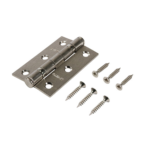 Twin Ball Bear Steel Hinge SN - 76 x 51 | Box of 2
