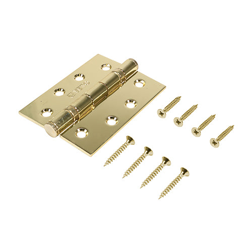 Twin Ball Bear Steel Hinge EB - 102 x 76 | Box of 2