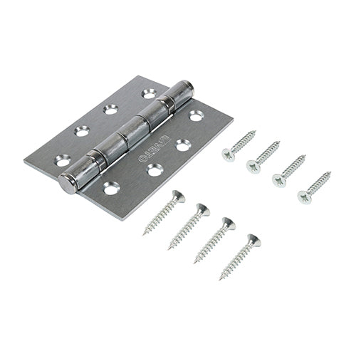 Twin Ball Bear Steel Hinge SC - 102 x 76 | Box of 2