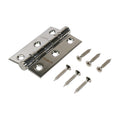 Twin Ball Bear SS Hinge POL - 76 x 51 | Box of 2