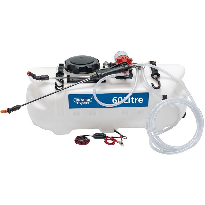 Draper Expert 12V DC ATV Spot/Broadcast Sprayer, 60L