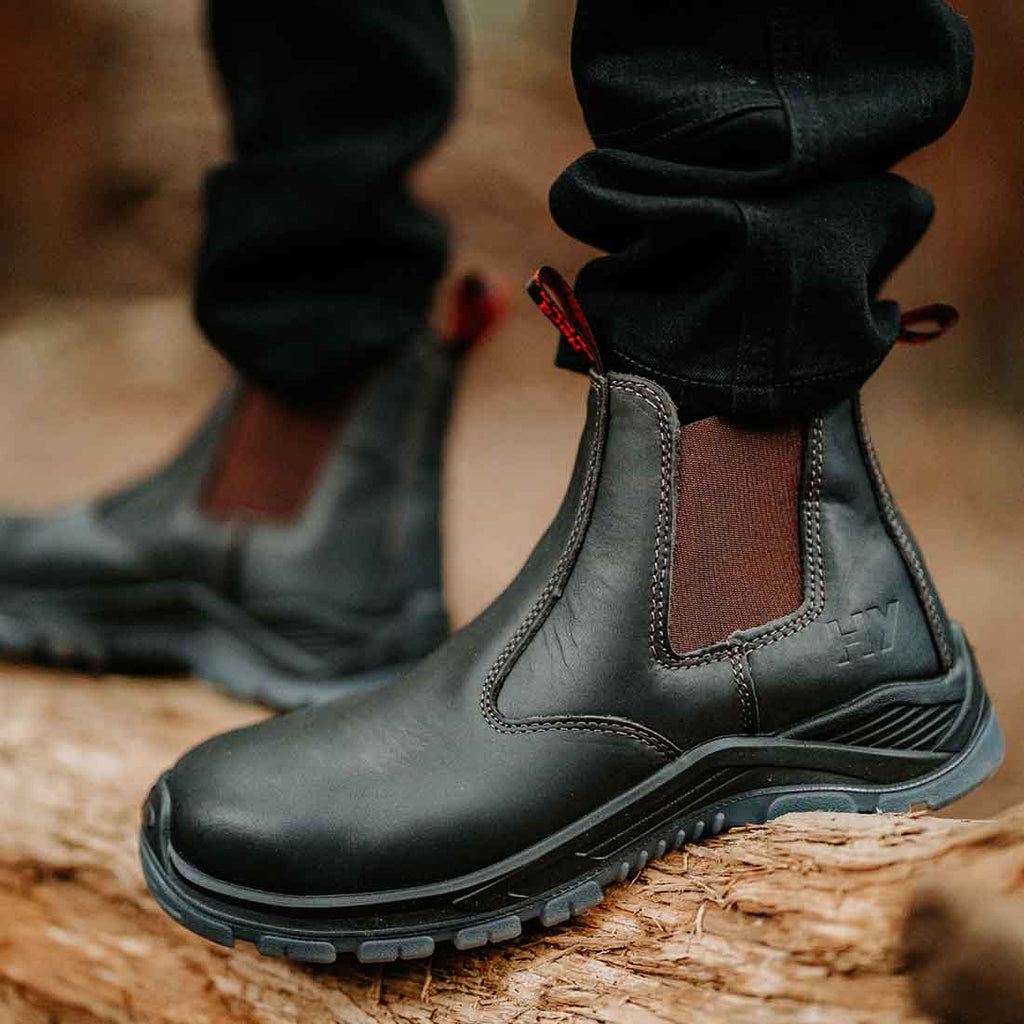 Hard Yakka Men's Banjo Steel Toe Dealer Boots Hard Yakka