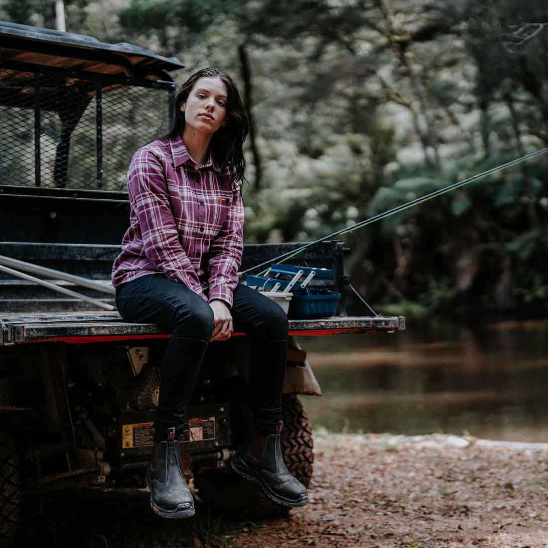 Hard Yakka Women's Banjo Steel Toe Dealer Boots