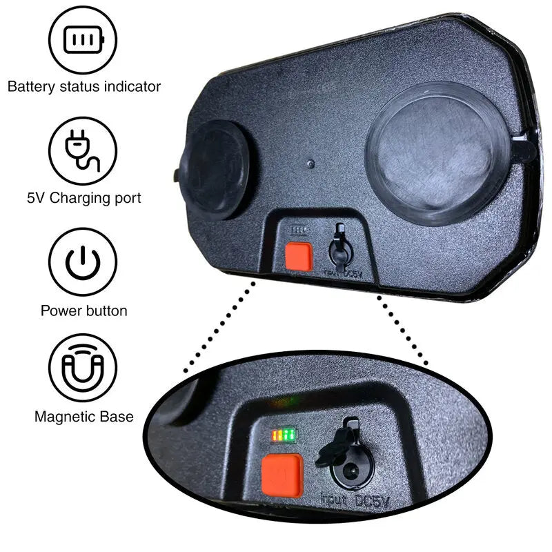 Lamp LED Trailer Kit Magnetic Wireless 13 Pin