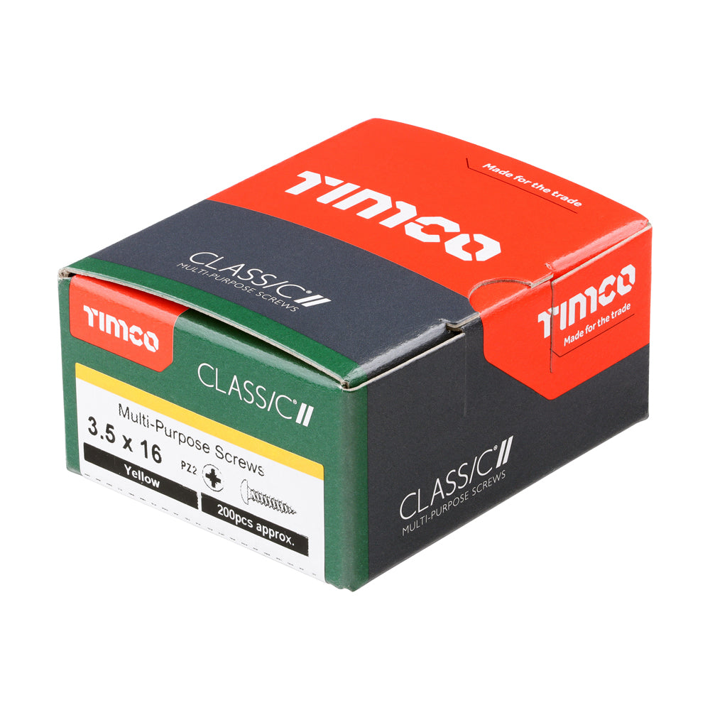 Classic Screw PZ2 PAN ZYP - 3.5 x 16 | Box of 200