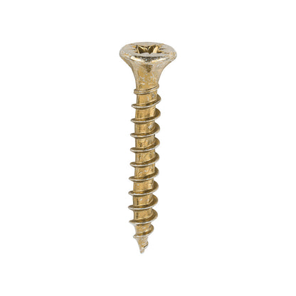 Timco Velocity Premium Multi-Use Screws - PZ - Double Countersunk - Yellow - Box