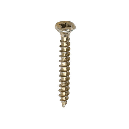 Timco Velocity Premium Multi-Use Screws - PZ - Double Countersunk - Yellow - Box