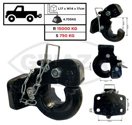 Tow Hitch NATO Style 15000kg Capacity