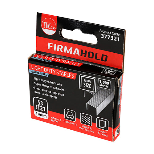 Staples LD Chisel GALV - 10mm | Box of 1000