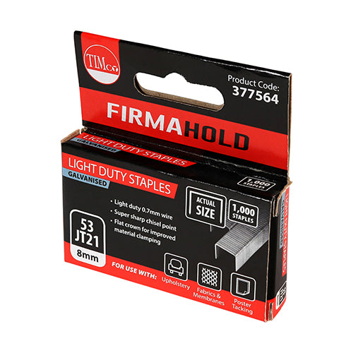 Staples LD Chisel GALV - 8mm | Box of 1000