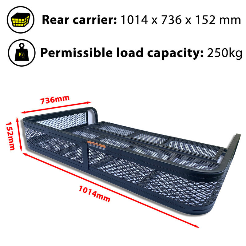 ATV Basket - Front & Rear with Mounts