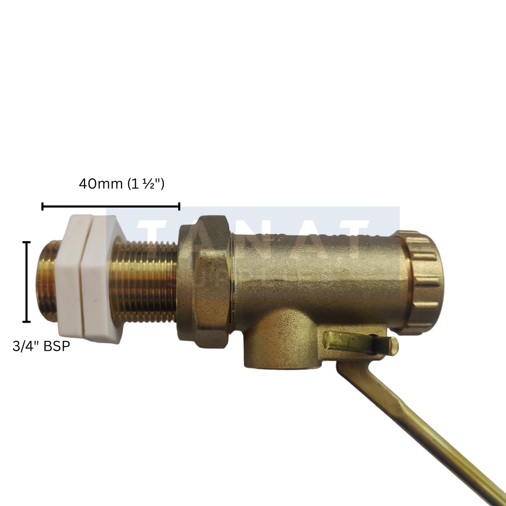 Brass Part 1 High Pressure Float Fill Valve 3/4" Masterflow