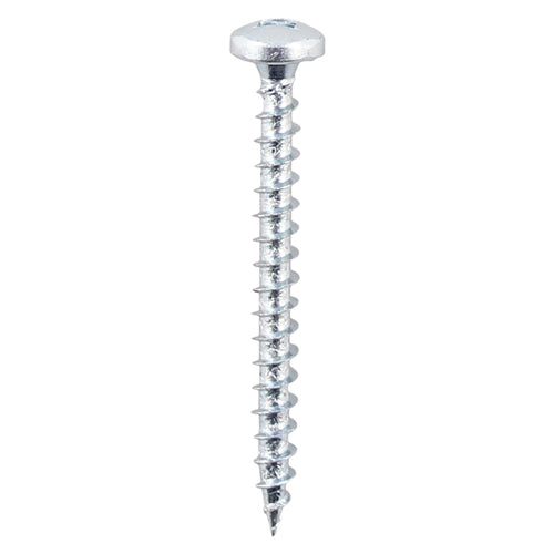 Solo Woodscrew SQ2 PAN Zinc - 4.0 x 20 | Box of 200