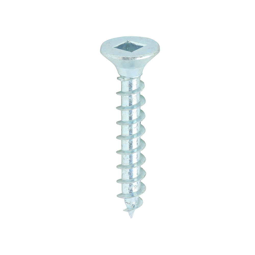 Solo Woodscrew SQ2 CSK Zinc - 4.0 x 25 | Box of 200