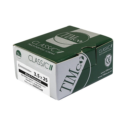 Classic Screw PZ2 CSK Black - 4.0 x 30 | Box of 200