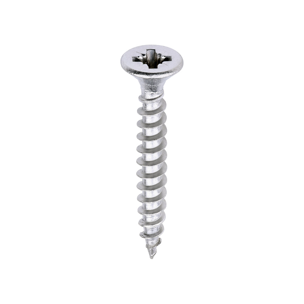 Classic Screw PZ2 CSK A2 SS - 4.0 x 30 | Box of 200