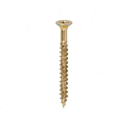 Timco Velocity Premium Multi-Use Screws - PZ - Double Countersunk - Yellow - Box