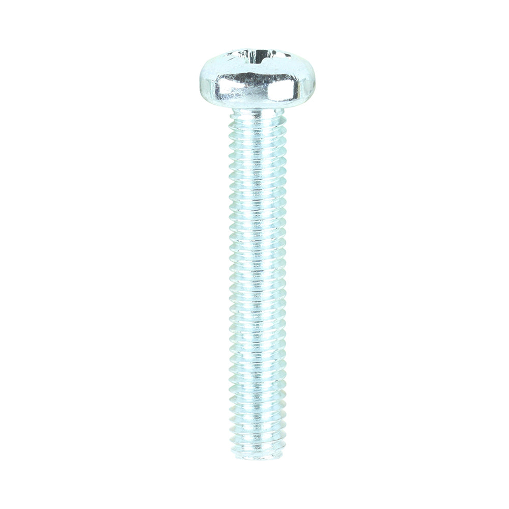 Machine Screw PZ2 PAN Zinc - M4 x 25 | Box of 100