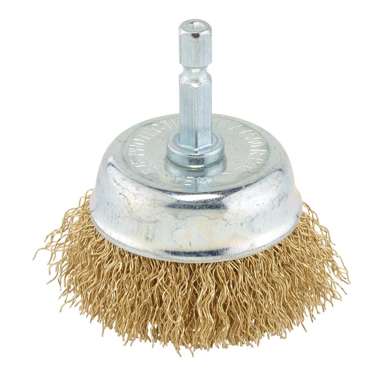 Draper Brassed Steel Crimped Wire Cup Brush, 50mm Draper Tools