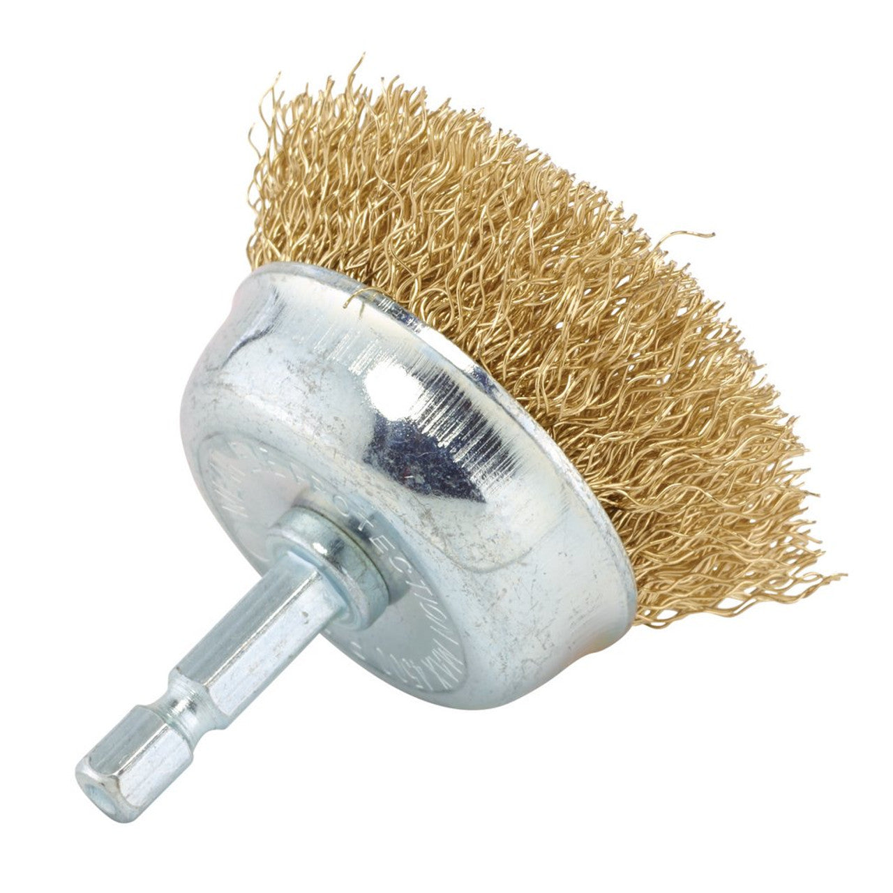 Draper Brassed Steel Crimped Wire Cup Brush, 50mm Draper Tools