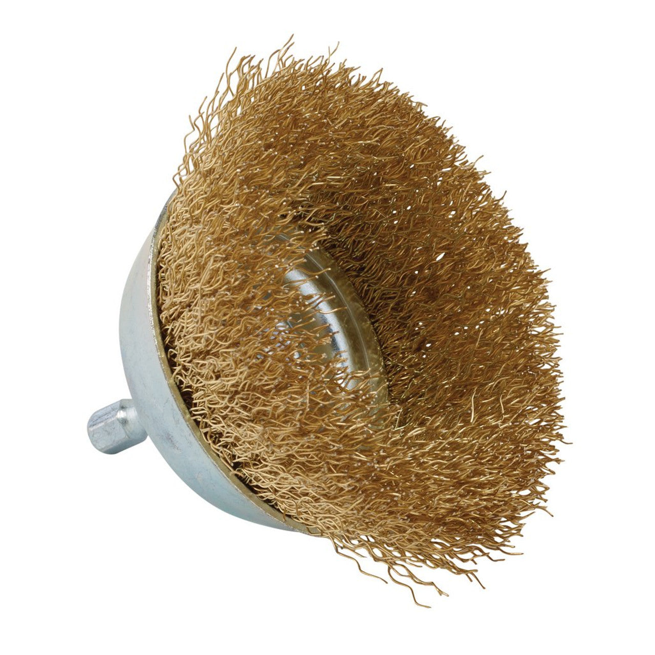 Draper Brassed Steel Crimped Wire Cup Brush, 75mm Draper Tools
