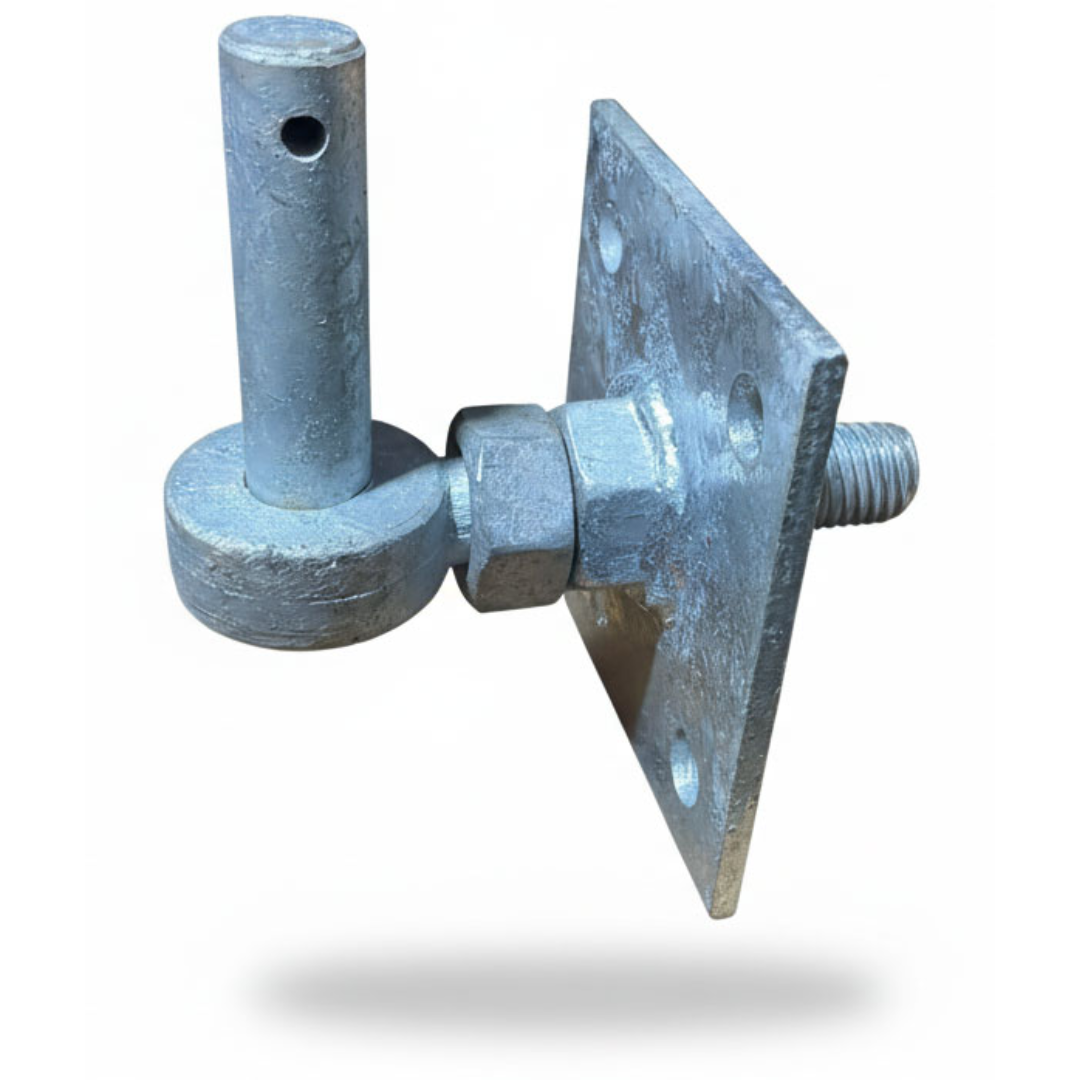 Adjustable Hook On Plate 4x4" (100x100mm) Pin 3/4" (19mm)