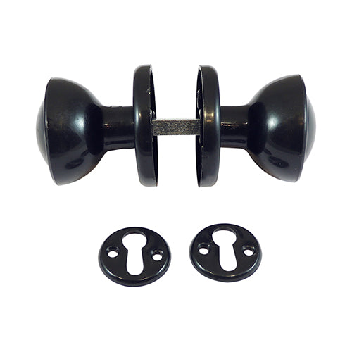 Plastic Rim/Mortice Knob Set - 50mm | TIMbag