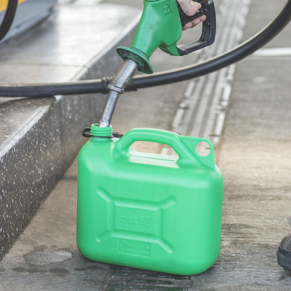 Plastic Petrol Can - Green 5L